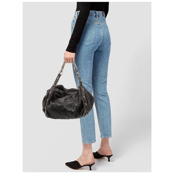 Thomas Wylde VINTAGE RARE Black SKULL Lambskin Oxford Circus Bag - Picture 6 of 16